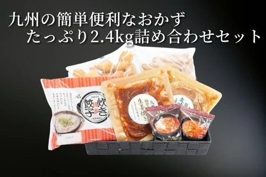 九州の簡単便利なおかず たっぷり2.4kg詰め合わせセット