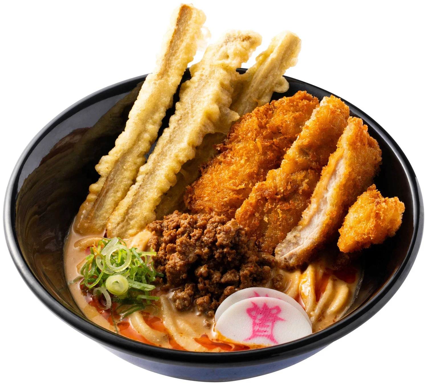 チキンカツ冷やし担々うどん