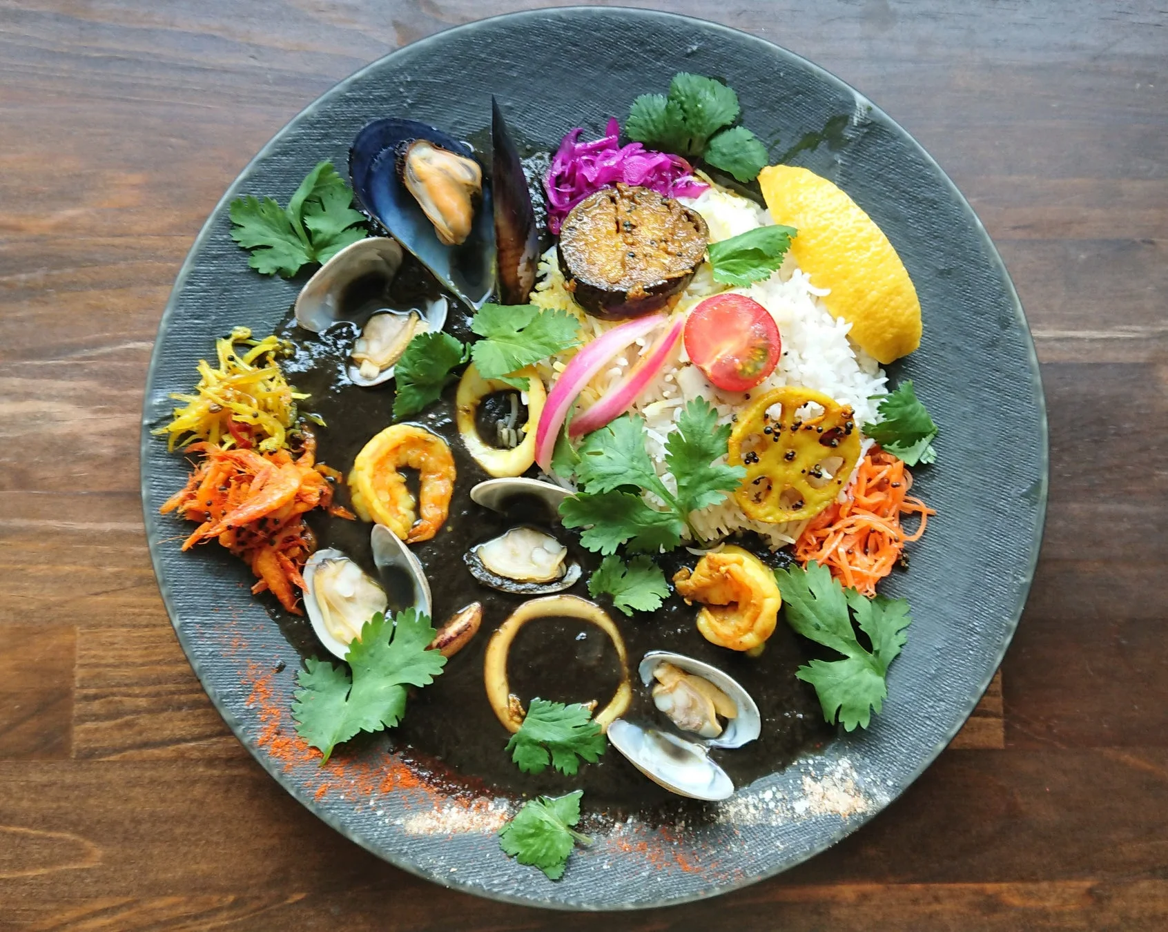 スパイスセブンのシーフードカレー