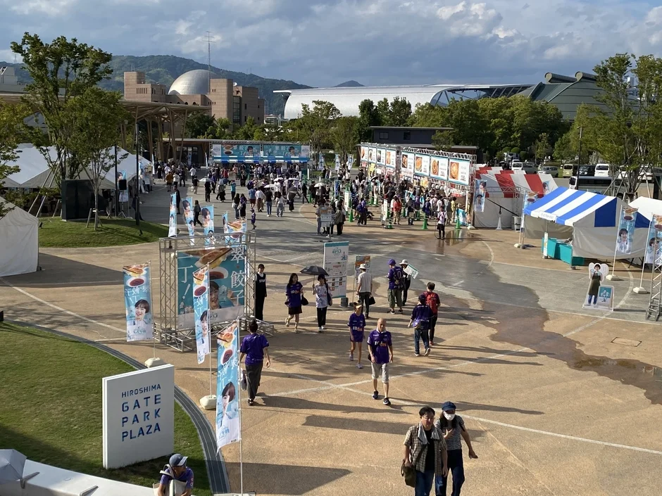 ひろしまゲートパークでのイベント風景