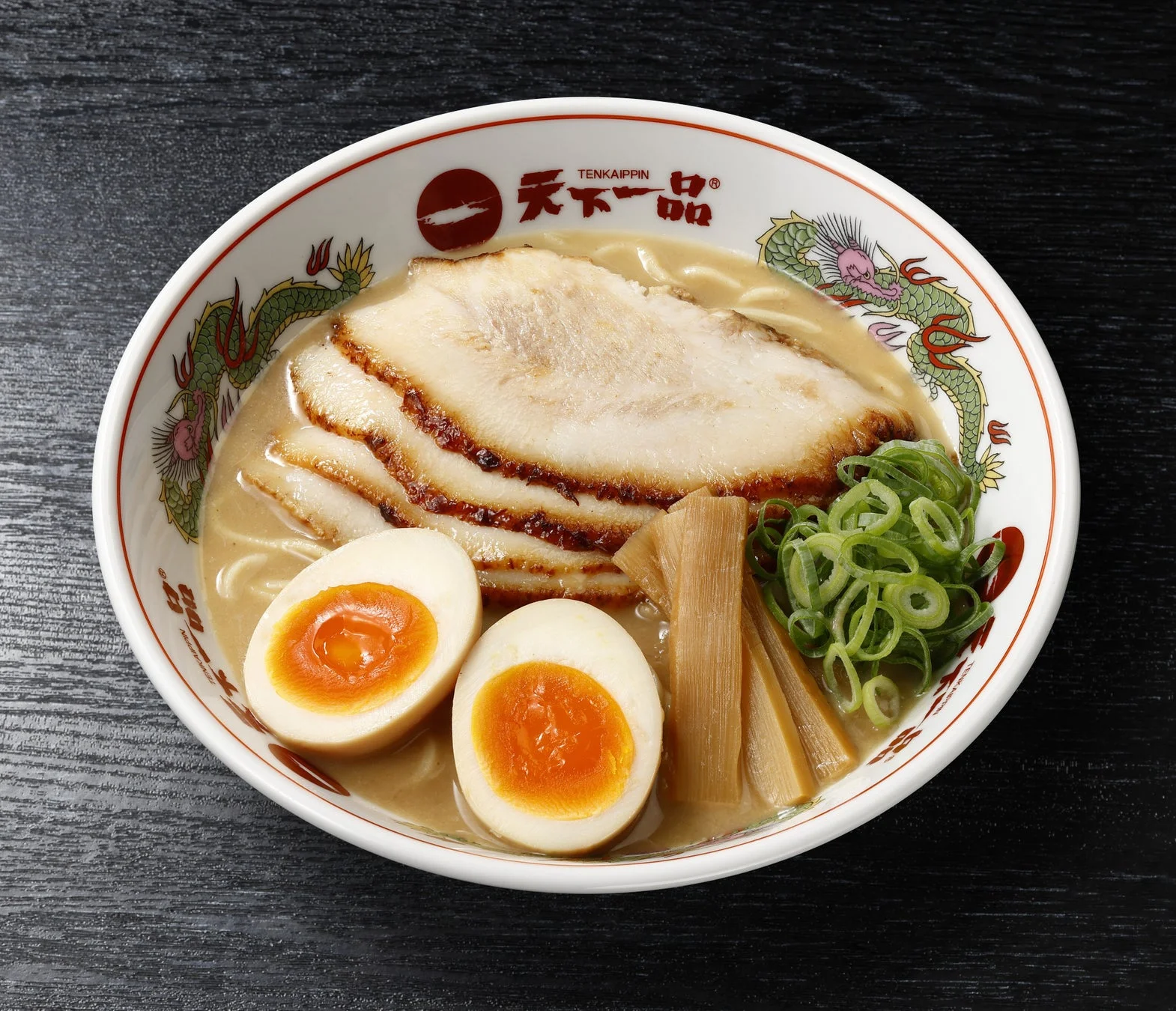 天下一品 味付煮卵豚トロチャーシューメン