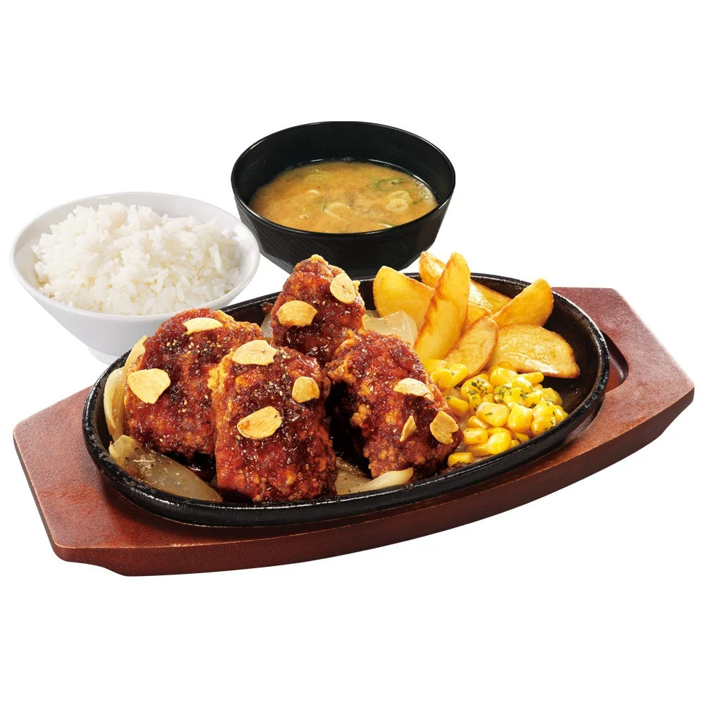 鉄板ワイルドからテキ定食