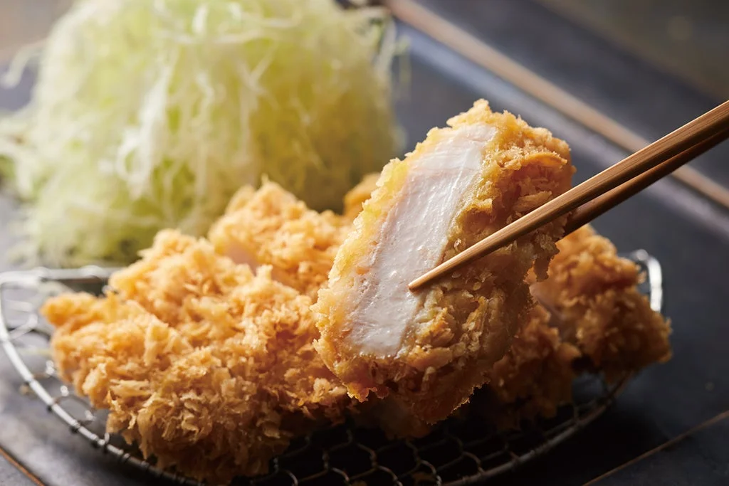 とんかつの断面