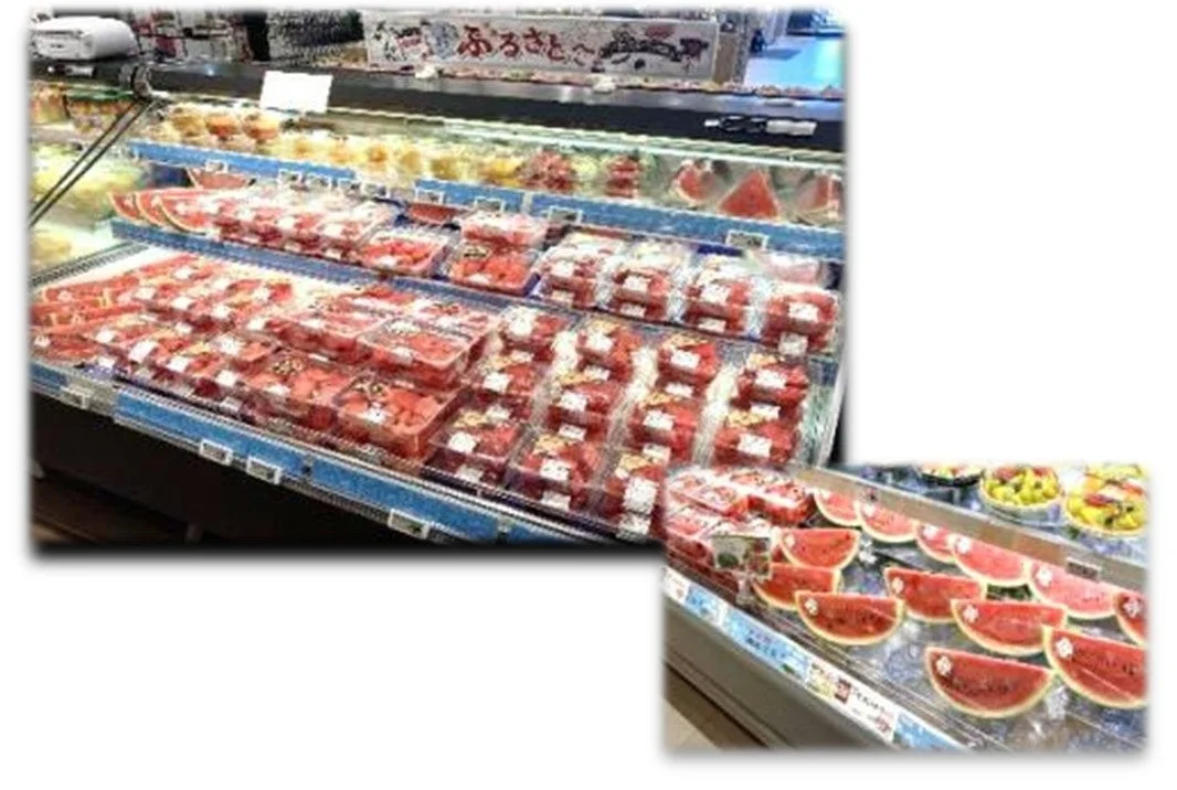 スーパーマーケットの生鮮食品売り場