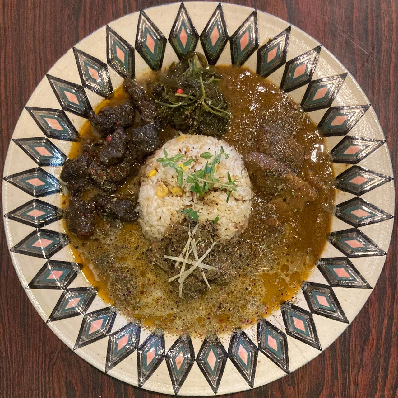 堕楽暮のスパイスカレープレート