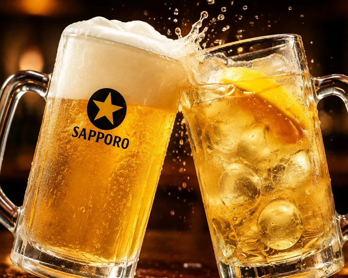 ビールorハイボール 乾杯