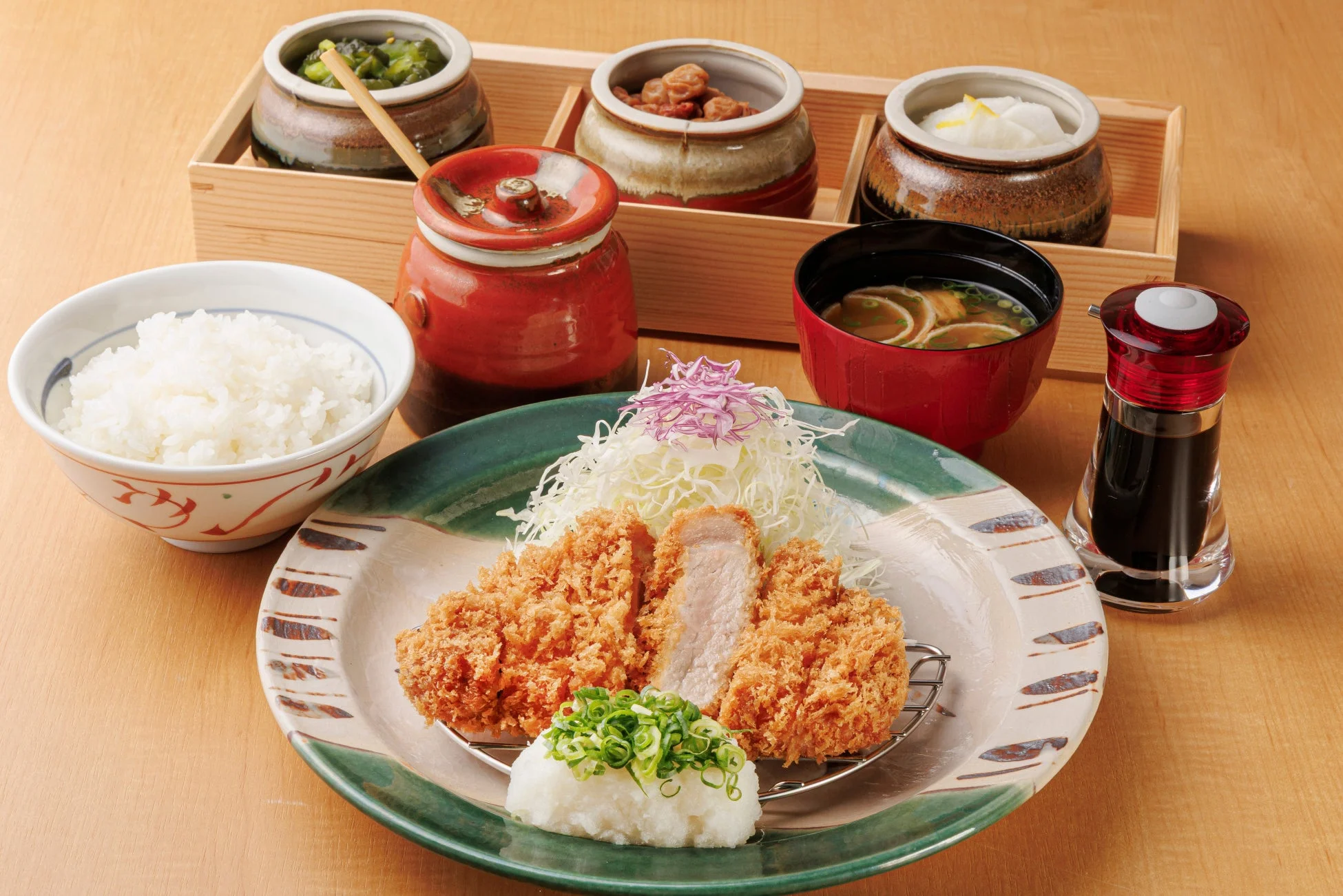 おろしかつ定食
