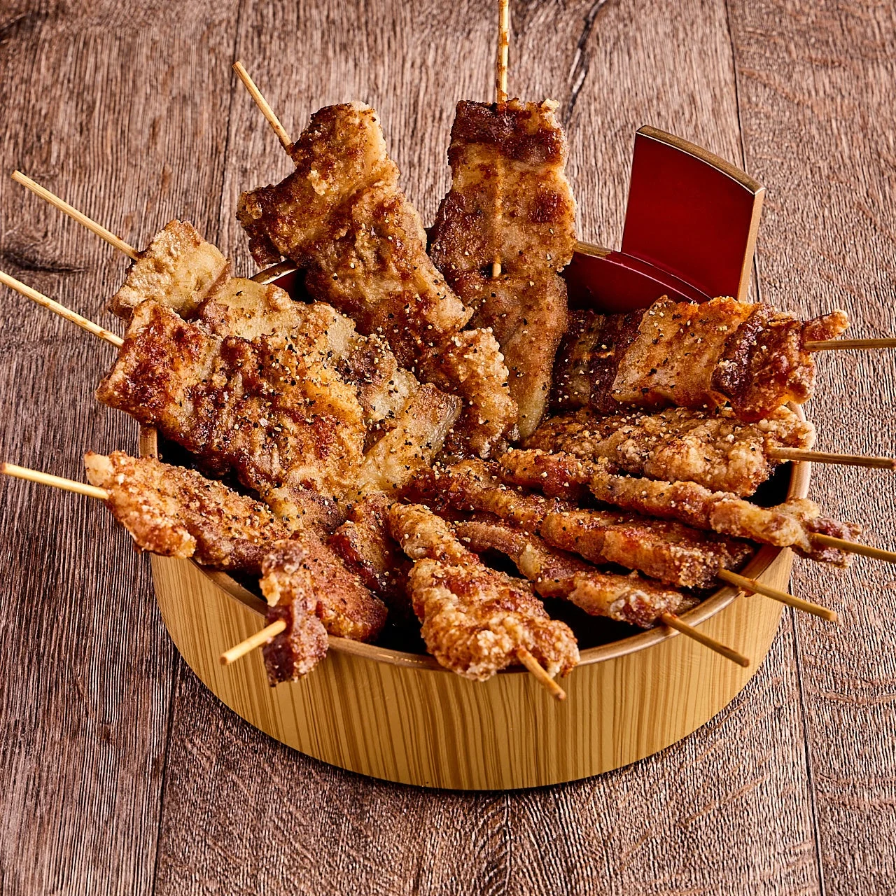 串揚げの盛り合わせ