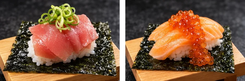 中落ちマグロの贅沢寿司