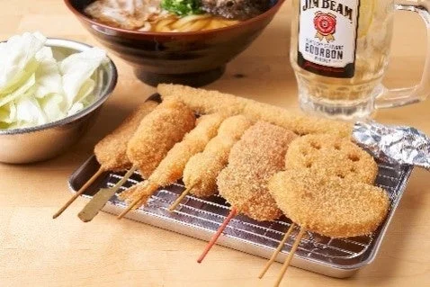 串カツとハイボール