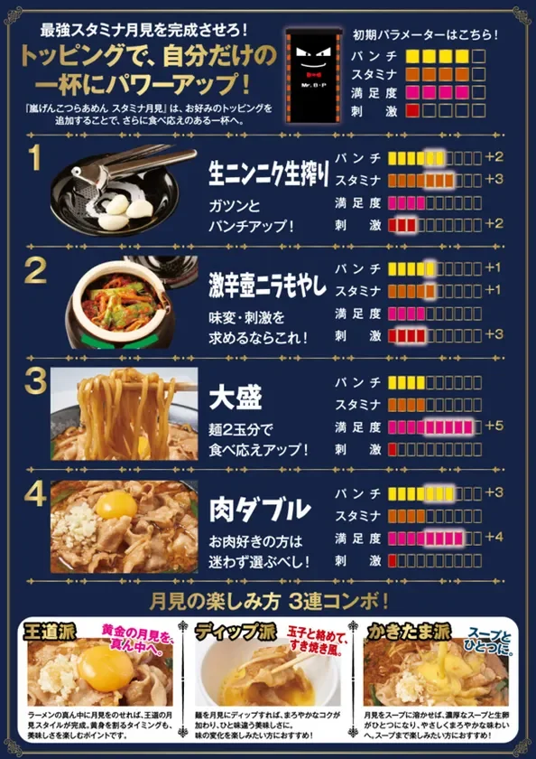 最強スタミナ月見を完成させろ！