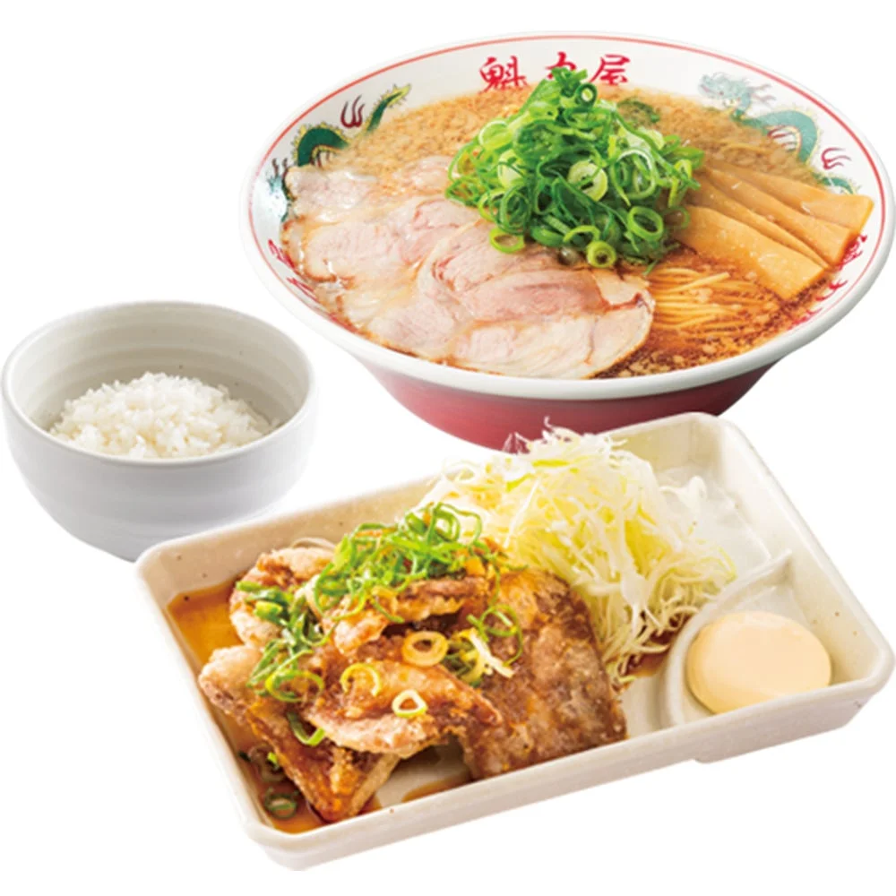 ラーメンとぶたから定食