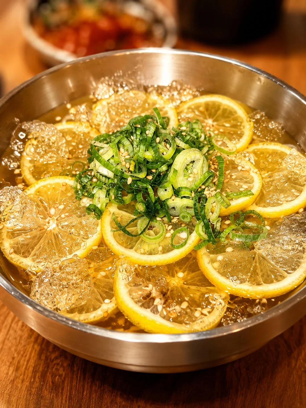 焼肉の為のレモン冷麺