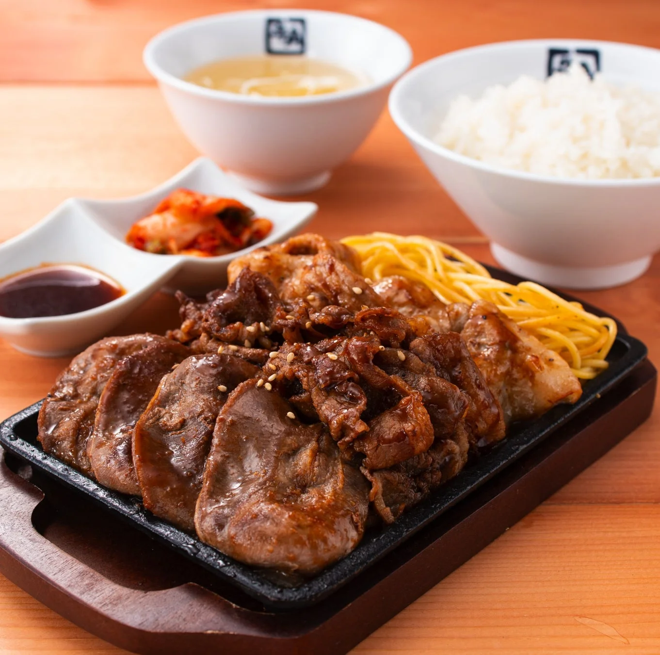 全部盛り焼肉定食