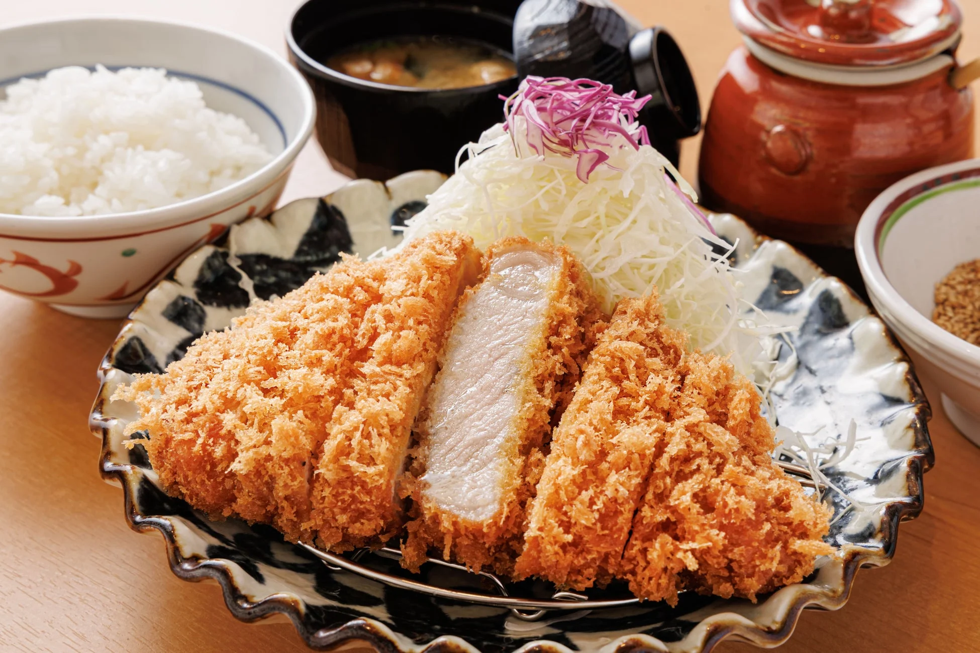 厚切り熟成ロースかつランチ