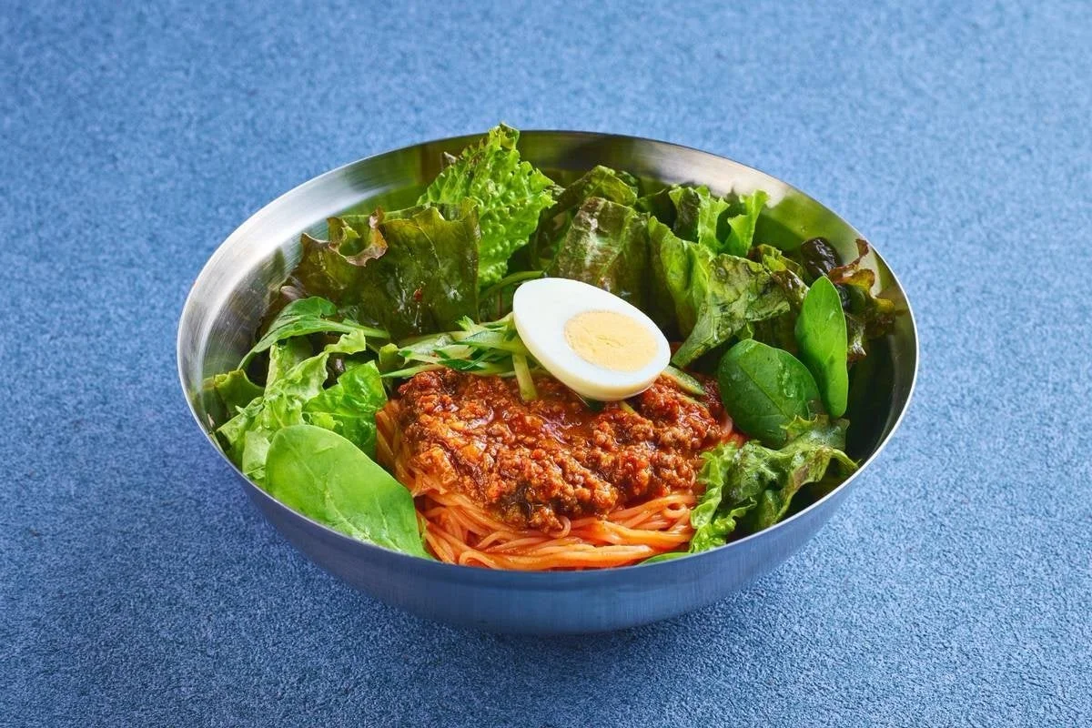 肉味噌たっぷりピビン麺