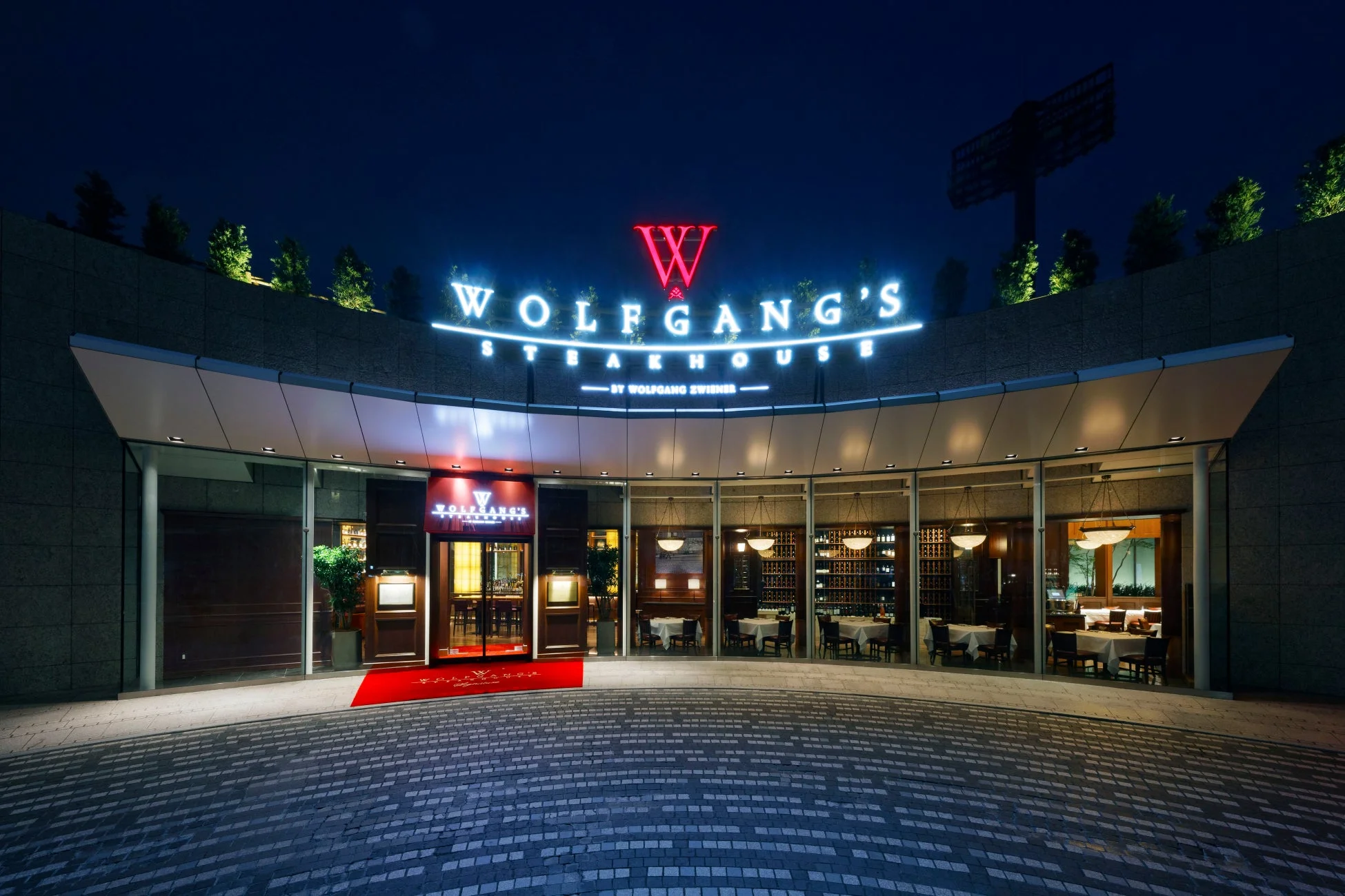 ウルフギャング・ステーキハウス高輪店の外観