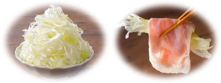 細笹ねぎと鴨肉
