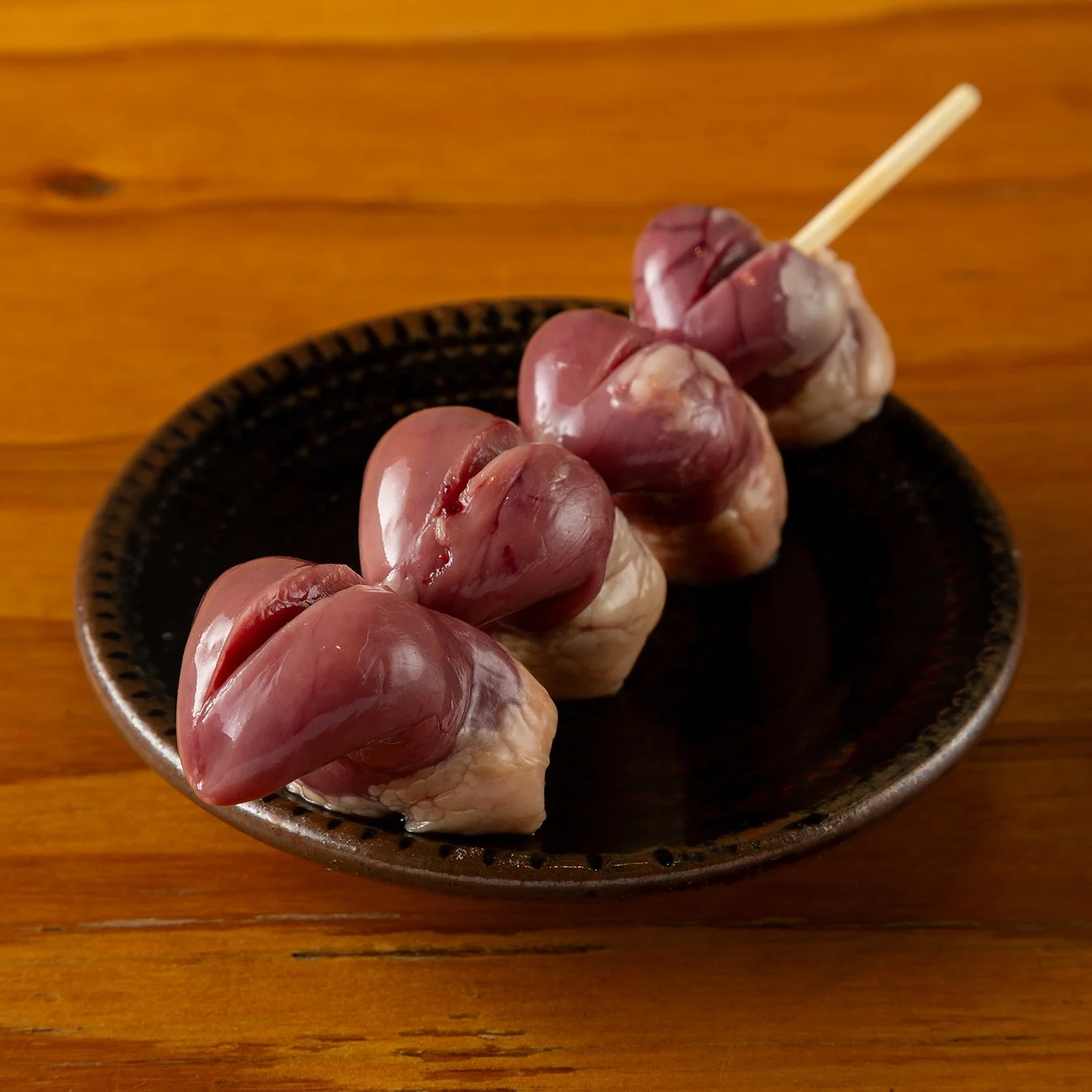 生の鶏ハツ